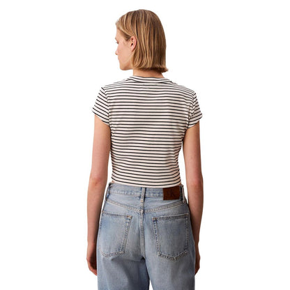 Calvin Klein Jeans Basic Black Cotton T-Shirt