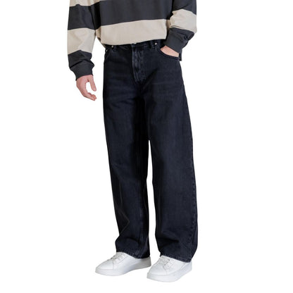 Calvin Klein Jeans Relaxed Fit Black Cotton Jeans