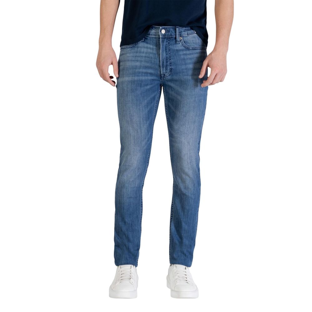 Jean skinny en coton bleu Calvin Klein Jeans Ref LV04RE784G