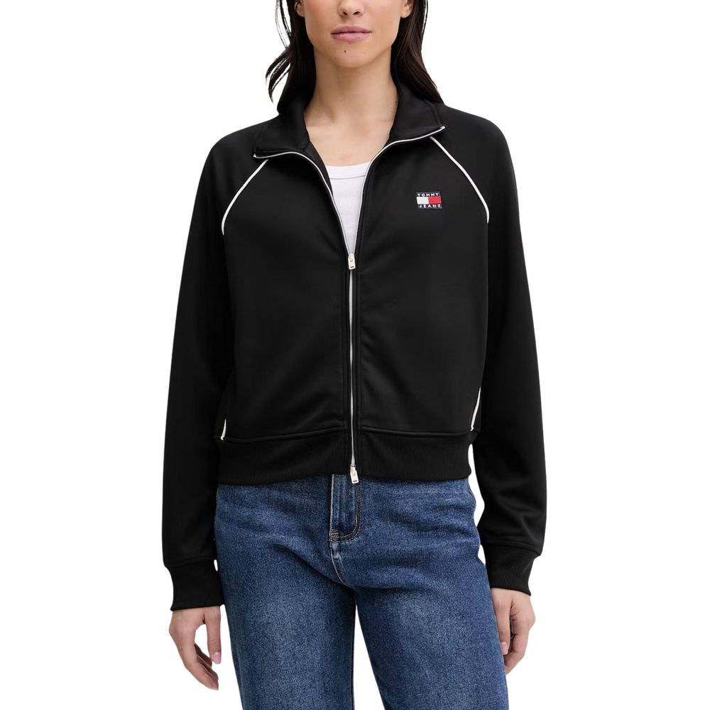 Sudadera Tommy Hilfiger Jeans Negra Poliéster Reciclado