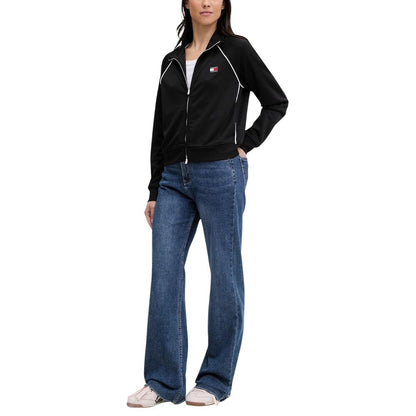 Sudadera Tommy Hilfiger Jeans Negra Poliéster Reciclado