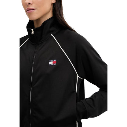 Sudadera Tommy Hilfiger Jeans Negra Poliéster Reciclado