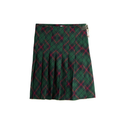 Falda Mini De Algodón Bicolor Tommy Hilfiger Jeans
