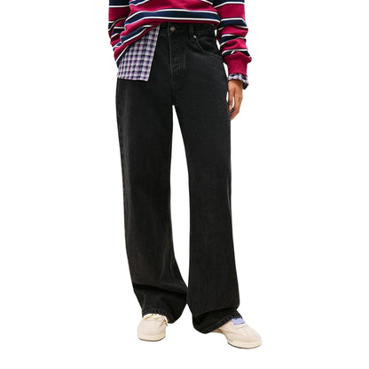 Tommy Hilfiger Jeans Recycled Cotton Black Bootcut Jeans