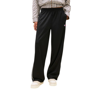 Pantalones Jogger Tommy Hilfiger Jeans En Poliéster Reciclado Negro