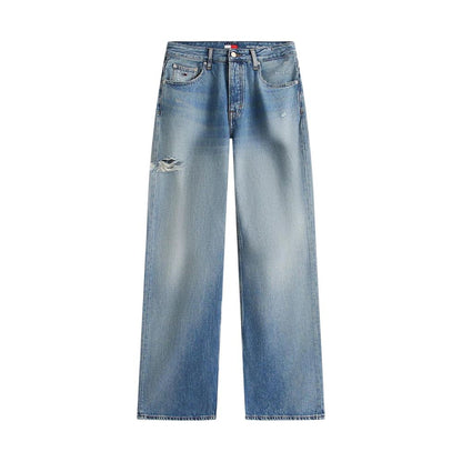 Tommy Hilfiger Blue Recycled Cotton Boyfriend Jeans