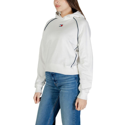 Tommy Hilfiger Jeans Recycled Cotton Hoodie Cream