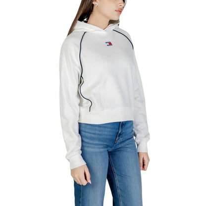 Tommy Hilfiger Jeans Recycled Cotton Hoodie Cream