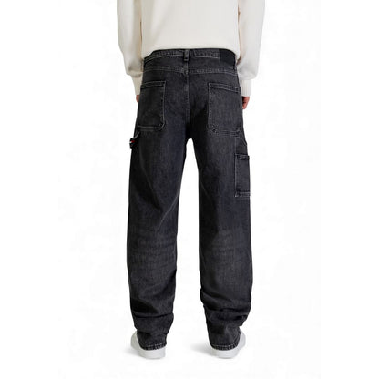 Tommy Hilfiger Black Recycled Cotton Relaxed Fit Jeans