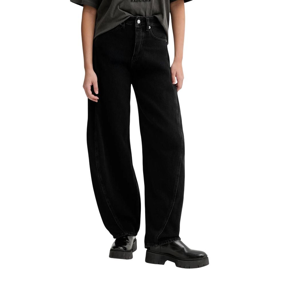 Jean Tommy Hilfiger en Coton Recyclé Coupe Bootcut Noir