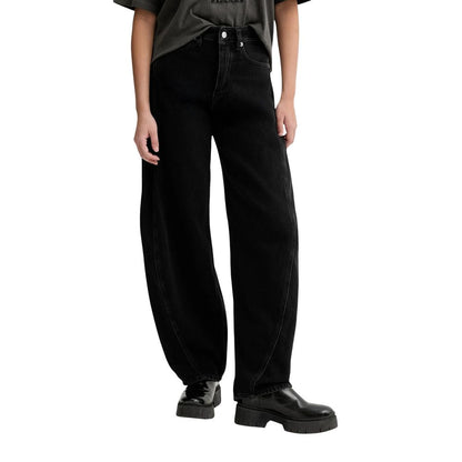 Jean Tommy Hilfiger en Coton Recyclé Coupe Bootcut Noir