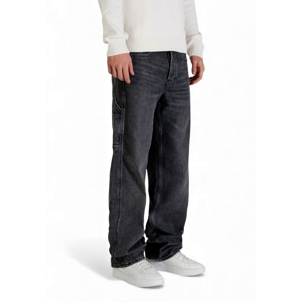 Tommy Hilfiger Black Recycled Cotton Relaxed Fit Jeans