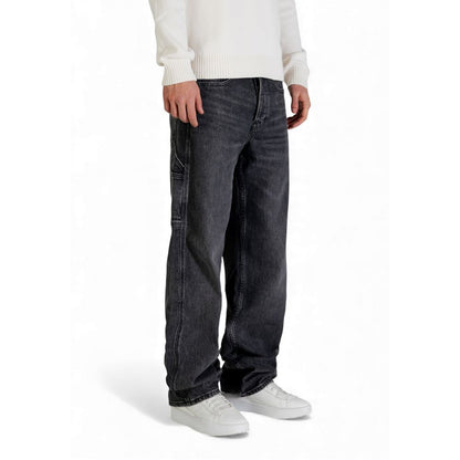 Tommy Hilfiger Black Recycled Cotton Relaxed Fit Jeans