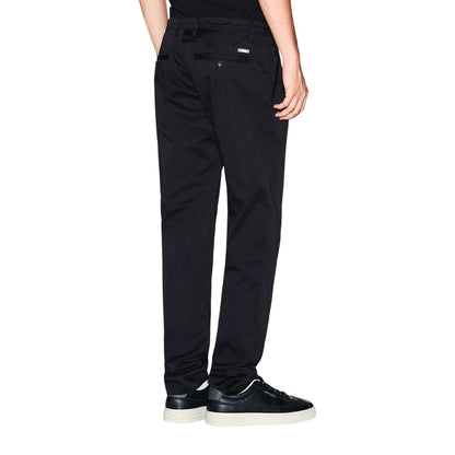 Pantalones Skinny De Algodón Negro Armani Exchange Xm001162