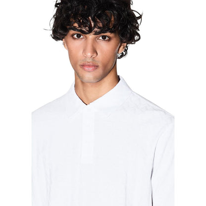 Polo en Coton Blanc Armani Exchange Modèle XM001292 AF10337