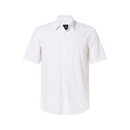 Armani Exchange Short Sleeve White Polyamide Shirt