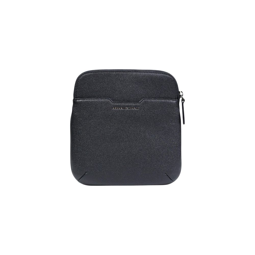 Bandolera Armani Exchange De Poliéster Negro Estructurada Xm002586