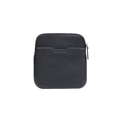 Bandolera Armani Exchange De Poliéster Negro Estructurada Xm002586