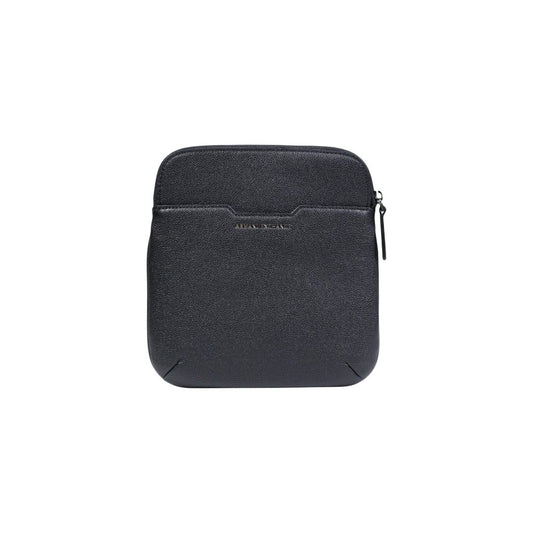 Bandolera Armani Exchange De Poliéster Negro Estructurada Xm002586