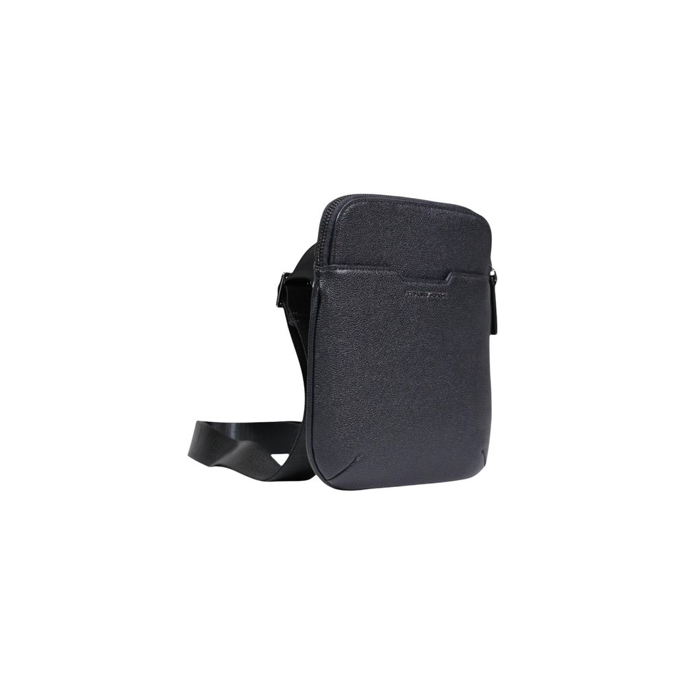 Bandolera Armani Exchange De Poliéster Negro Estructurada Xm002586