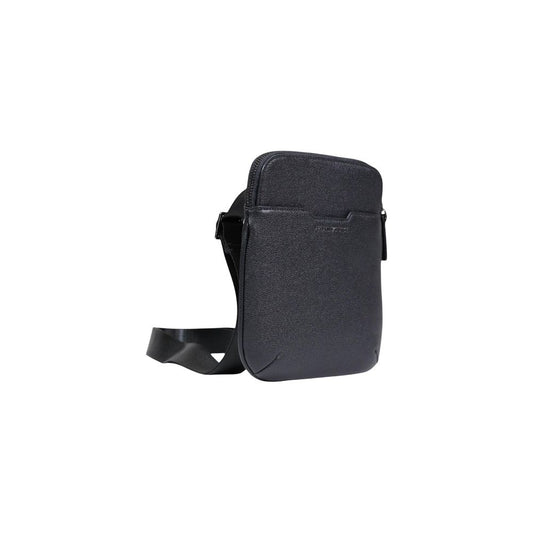 Bandolera Armani Exchange De Poliéster Negro Estructurada Xm002586