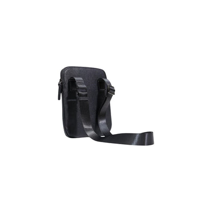 Bandolera Armani Exchange De Poliéster Negro Estructurada Xm002586
