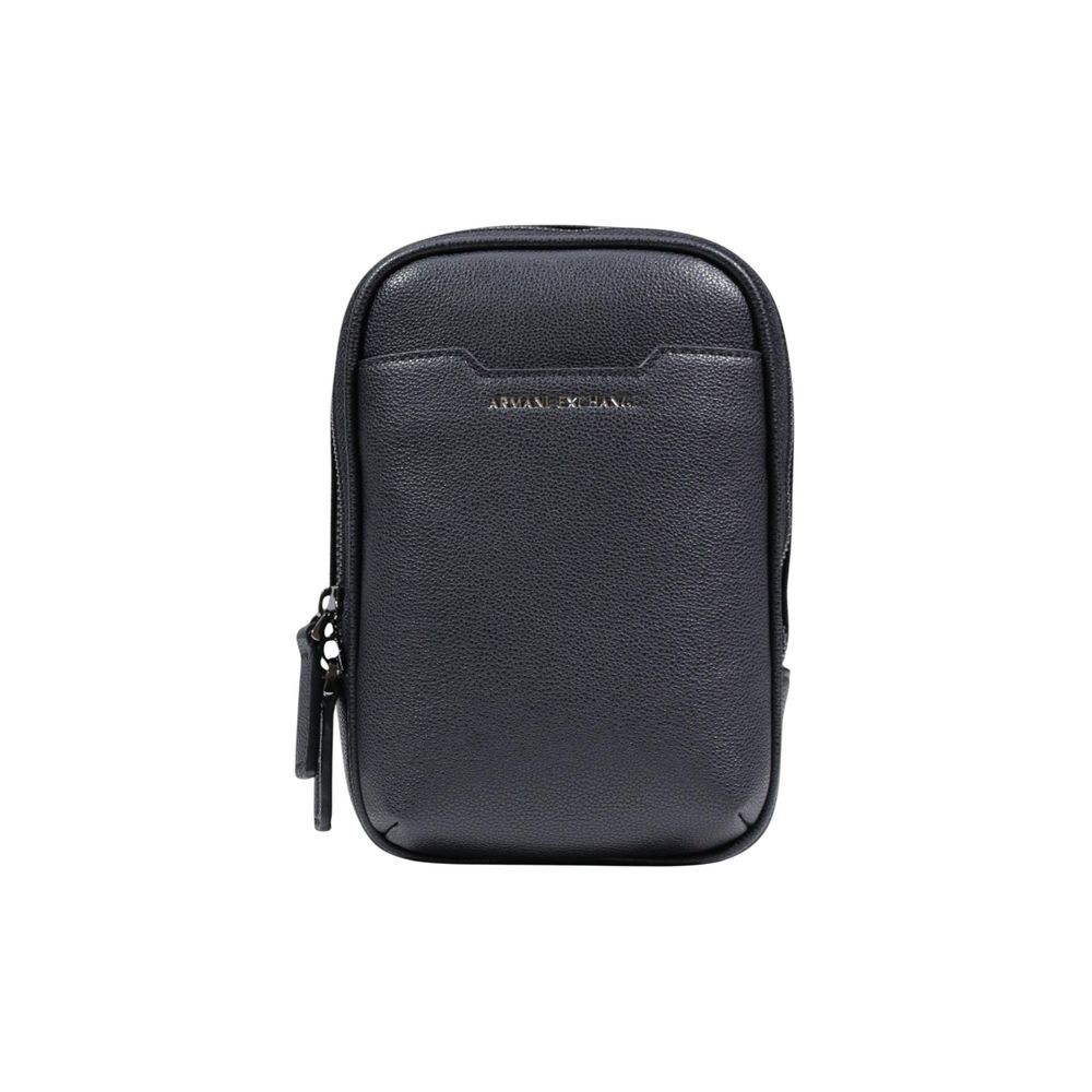 Armani Exchange Mochila de Poliéster Negra - Diseño Urbano