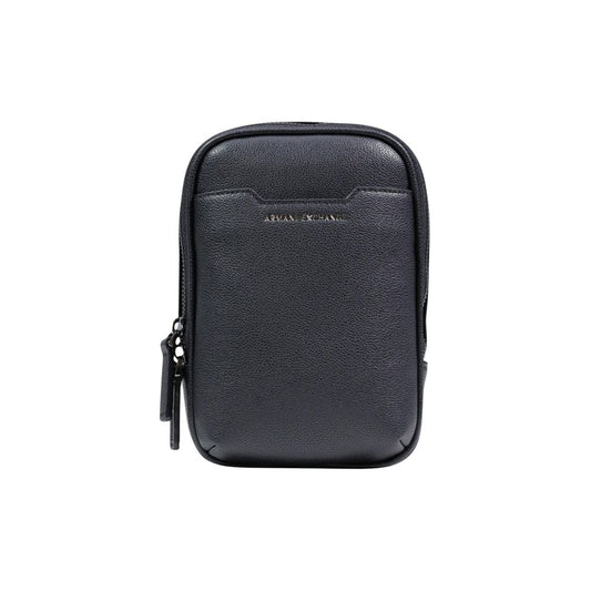 Armani Exchange Mochila de Poliéster Negra - Diseño Urbano