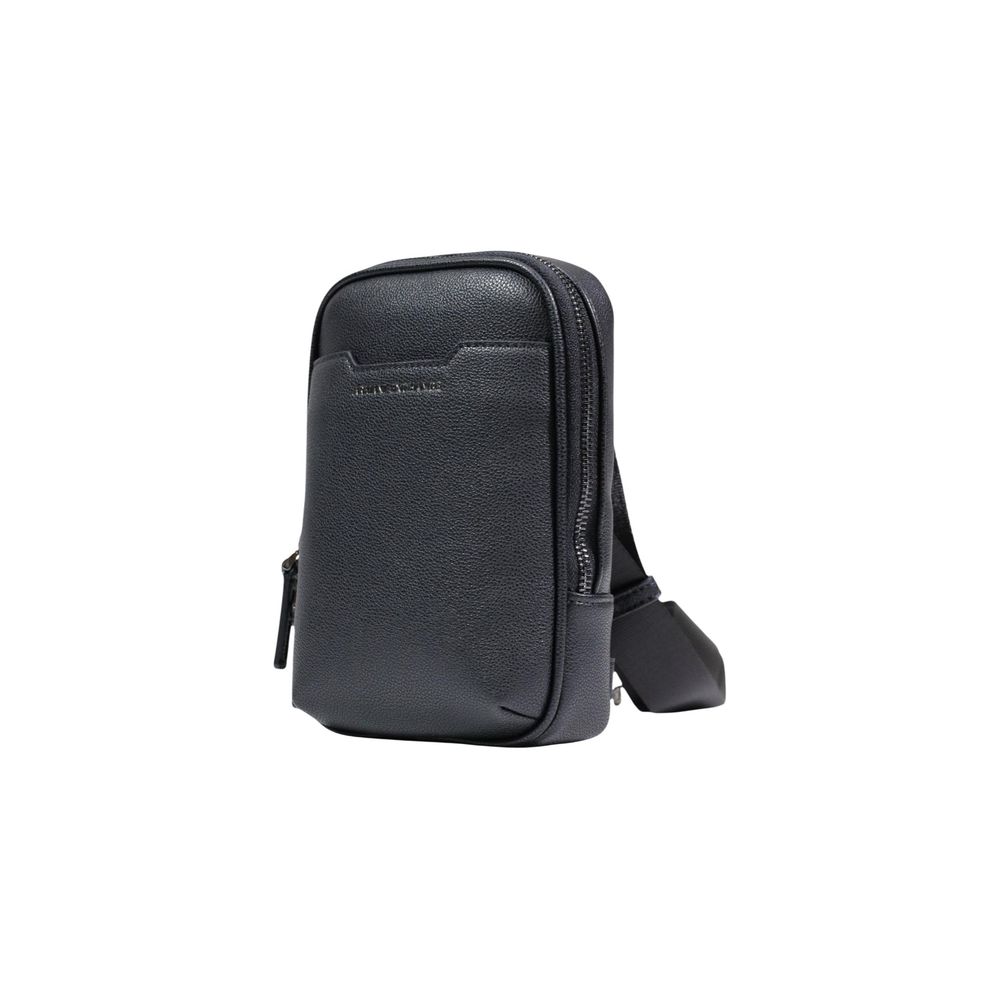 Armani Exchange Mochila de Poliéster Negra - Diseño Urbano