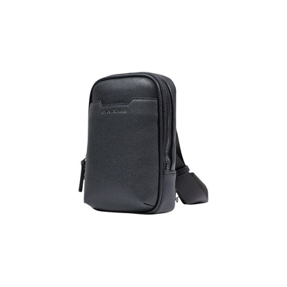 Armani Exchange Mochila de Poliéster Negra - Diseño Urbano
