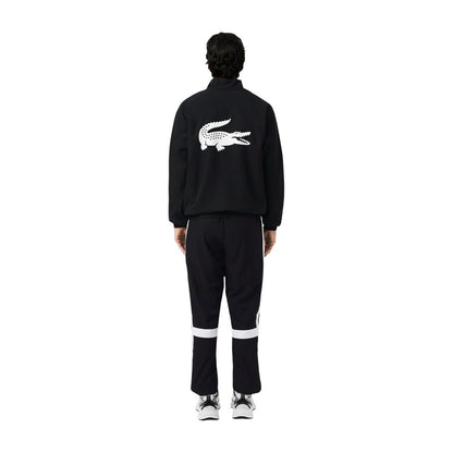 Chándal Deportivo Lacoste De Poliéster Negro Y Blanco