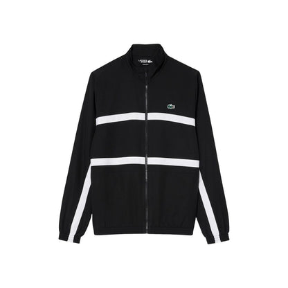 Chándal Deportivo Lacoste De Poliéster Negro Y Blanco