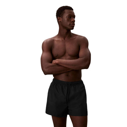 Calvin Klein Jeans Short de bain noir en polyester recyclé