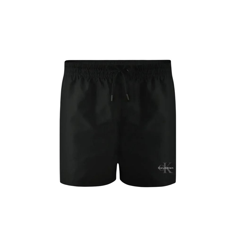 Calvin Klein Jeans Short de bain noir en polyester recyclé