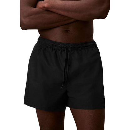 Calvin Klein Jeans Short de bain noir en polyester recyclé