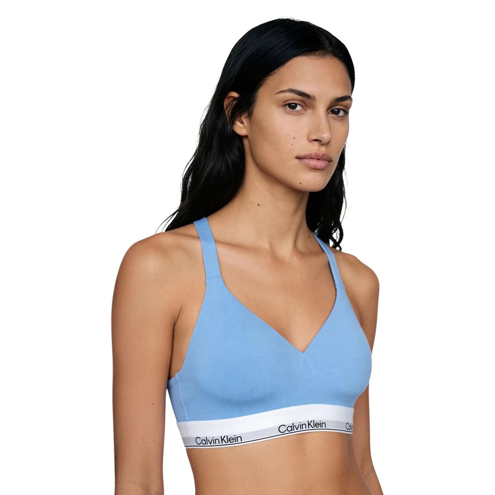 Soutien-gorge en coton bleu Calvin Klein Underwear