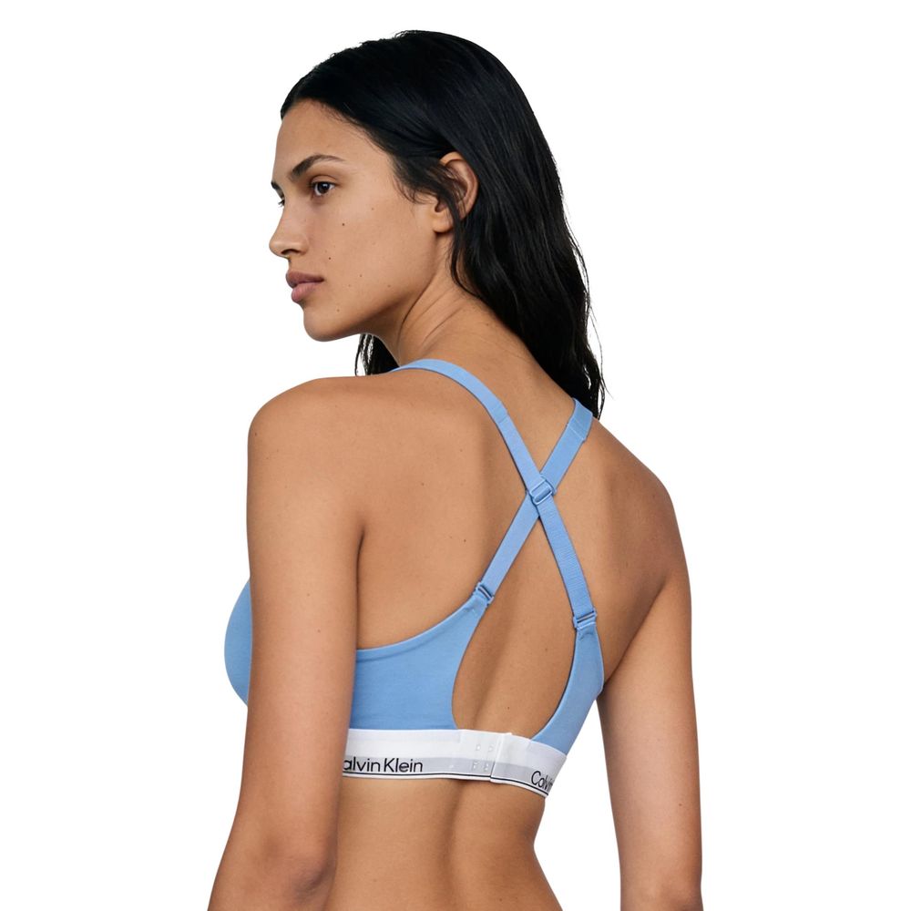 Soutien-gorge en coton bleu Calvin Klein Underwear