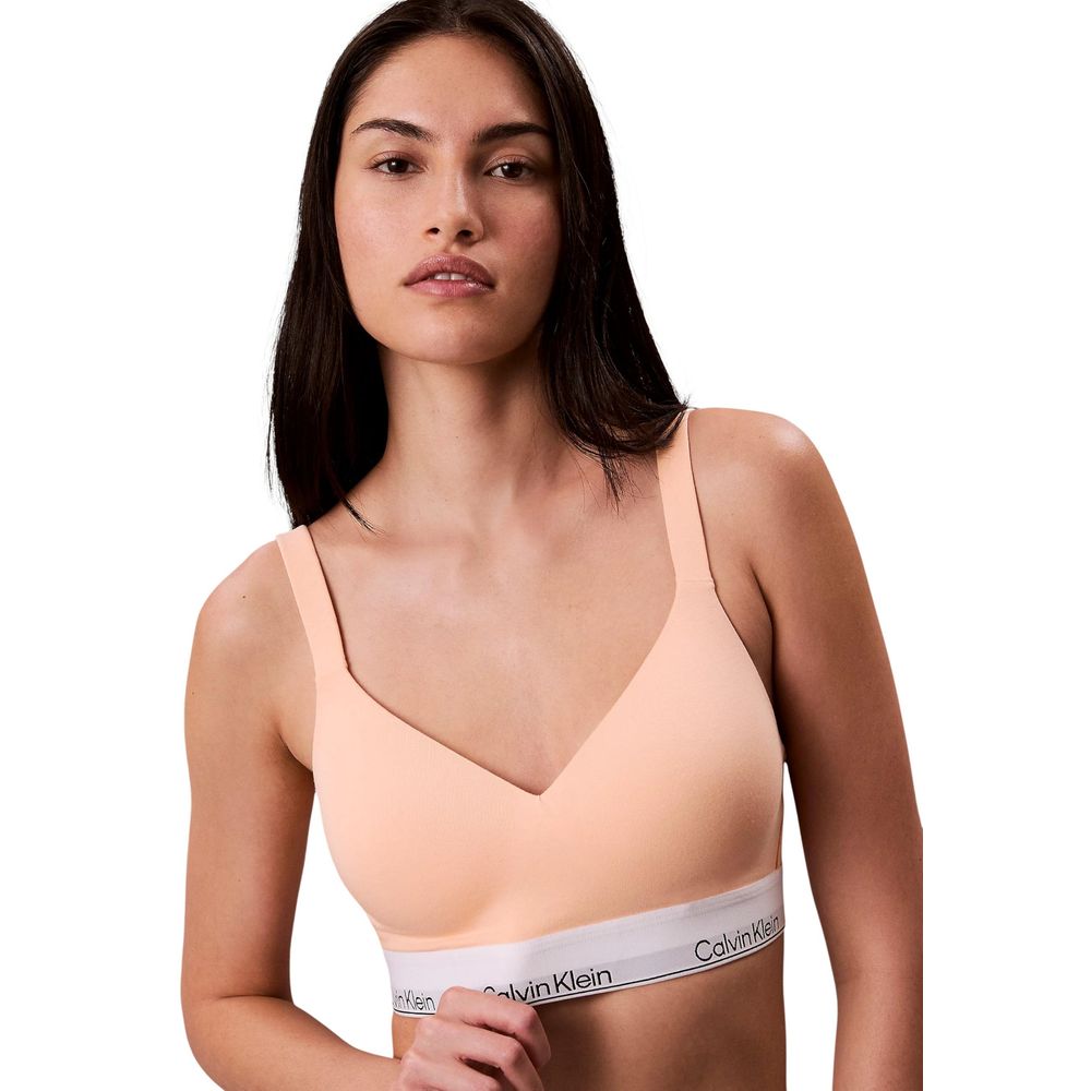 Soutien-gorge en coton orange Calvin Klein Underwear