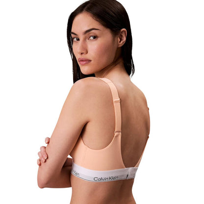 Soutien-gorge en coton orange Calvin Klein Underwear