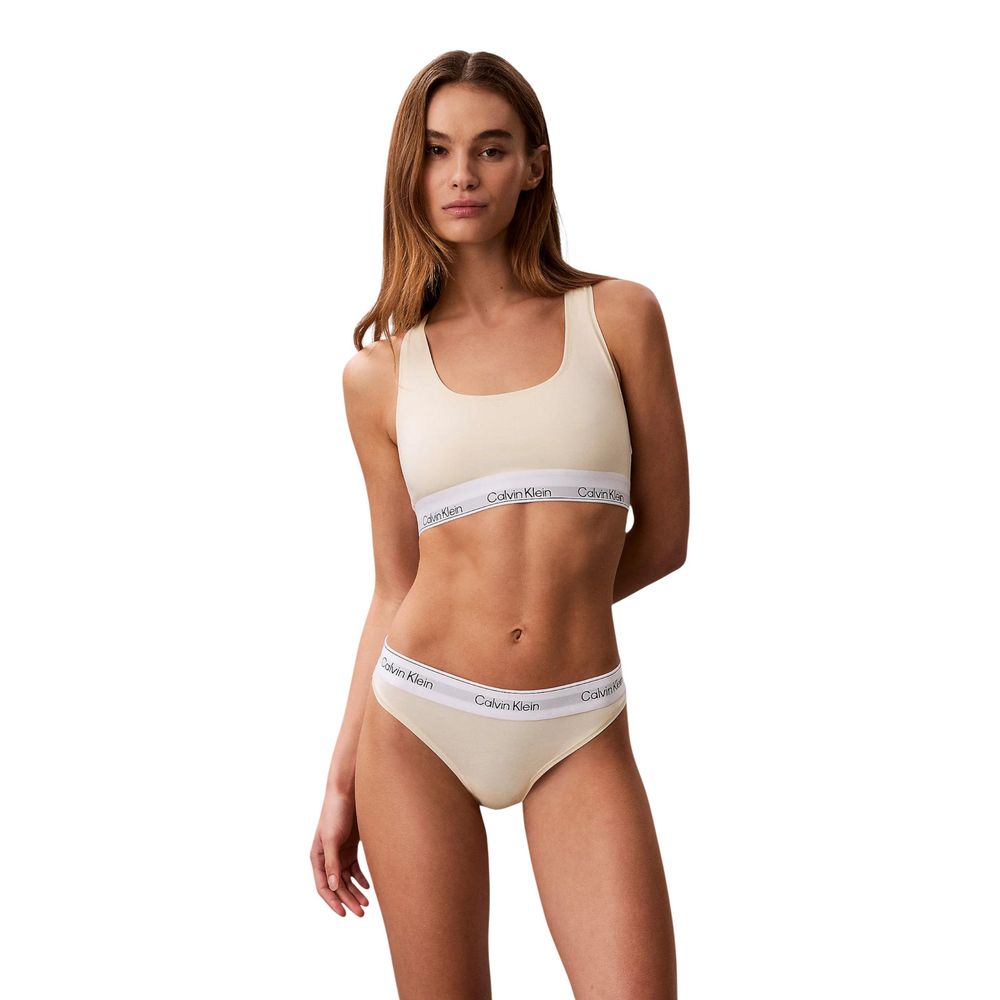 Culotte en coton beige Calvin Klein Underwear