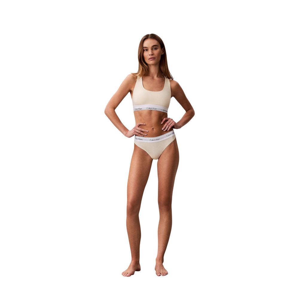 Culotte en coton beige Calvin Klein Underwear