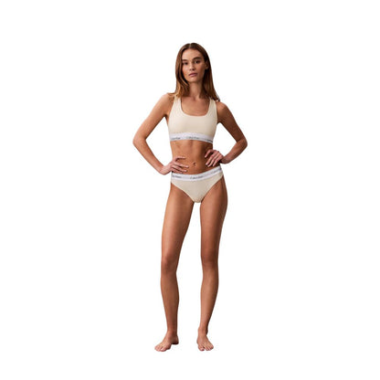Culotte en coton beige Calvin Klein Underwear
