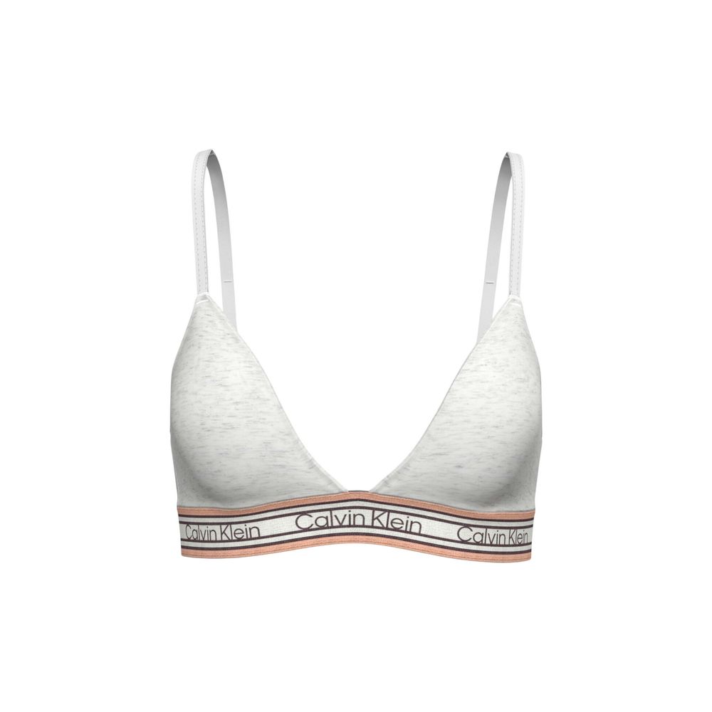 Soutien-gorge en coton crème Calvin Klein Underwear