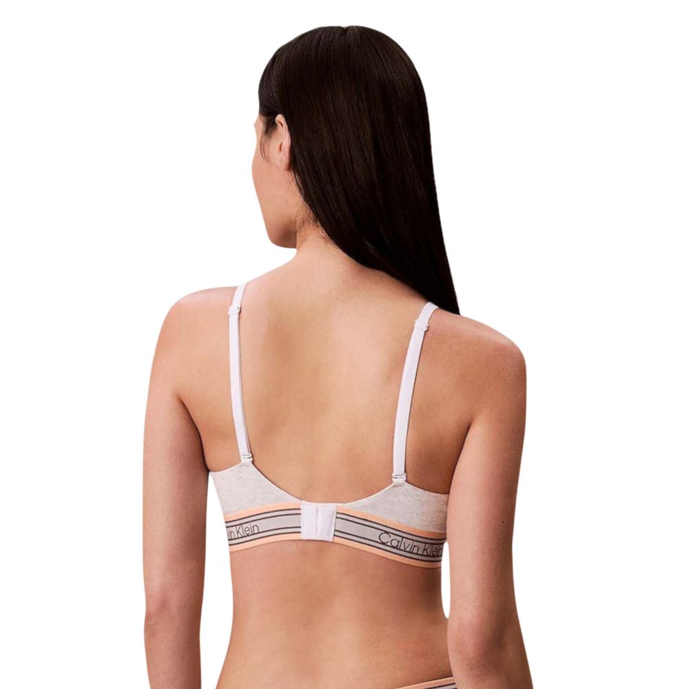 Soutien-gorge en coton crème Calvin Klein Underwear