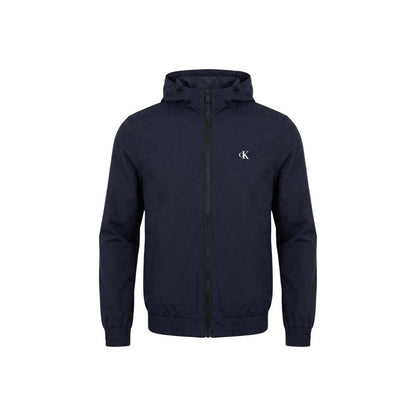 Veste longue en polyester recyclé bleu Calvin Klein Jeans