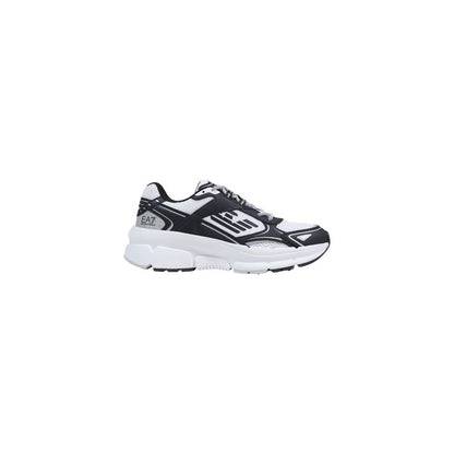 Baskets athlétiques EA7 Emporio Armani en polyester noir et blanc