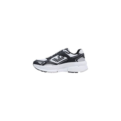 Baskets athlétiques EA7 Emporio Armani en polyester noir et blanc