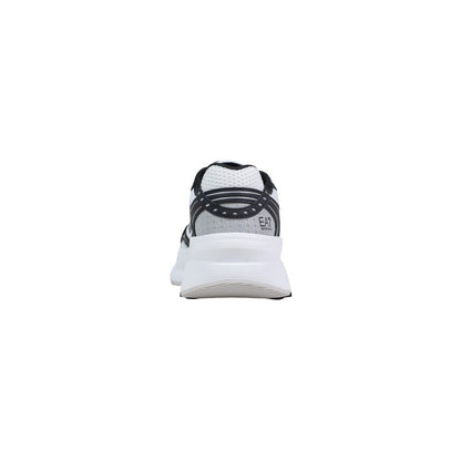 Baskets athlétiques EA7 Emporio Armani en polyester noir et blanc