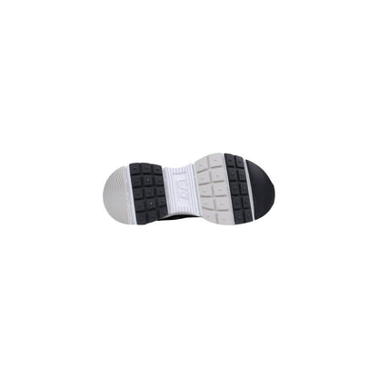 Baskets athlétiques EA7 Emporio Armani en polyester noir et blanc