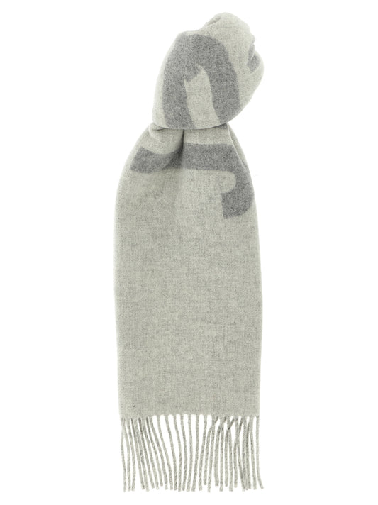 Jacquemus Gray Wool Scarf